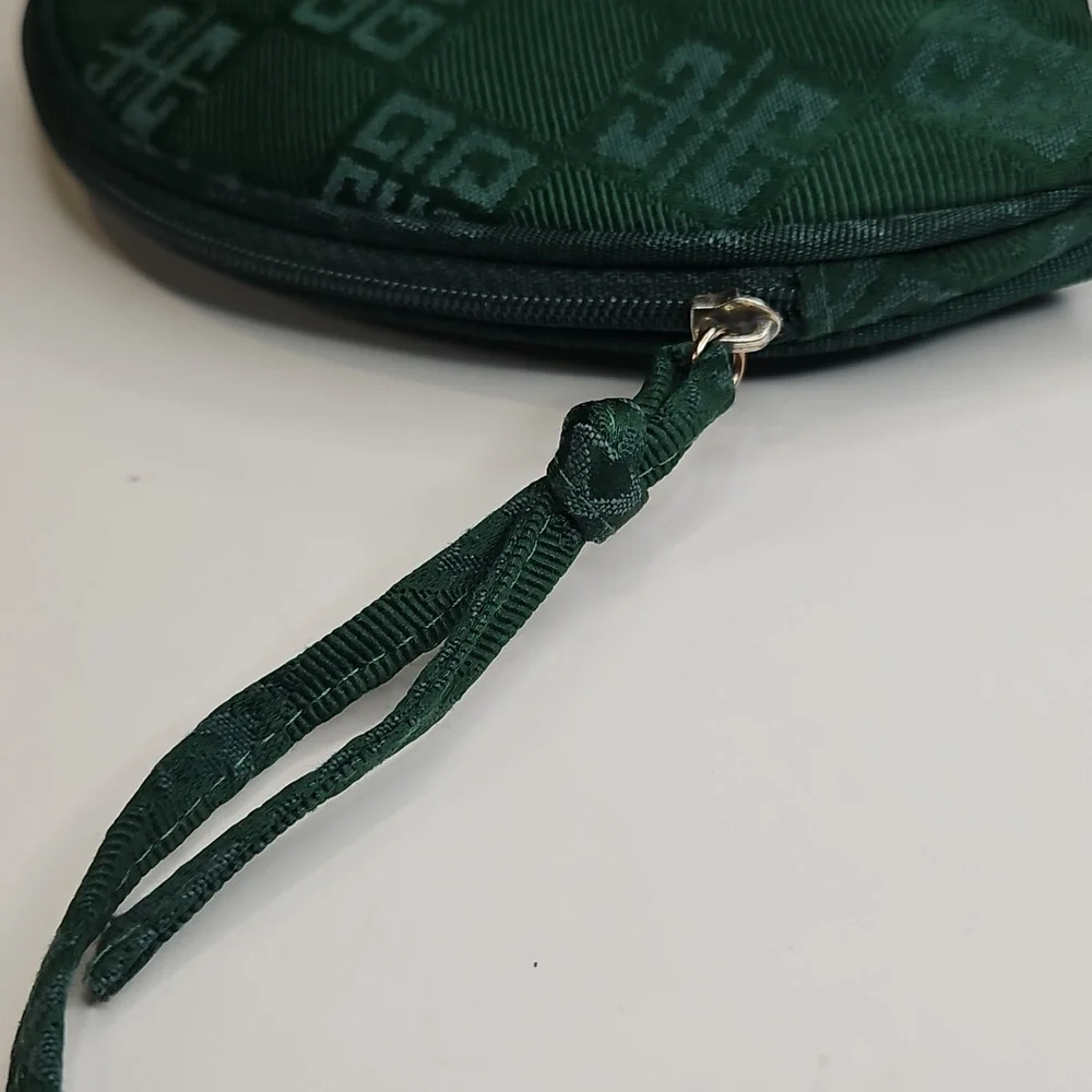 Givenchy Amarige Green Fabric Cosmetic Pouch